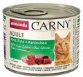 ANIMONDA konzerva CARNY Adult - hovädzie, morka, králik 200g