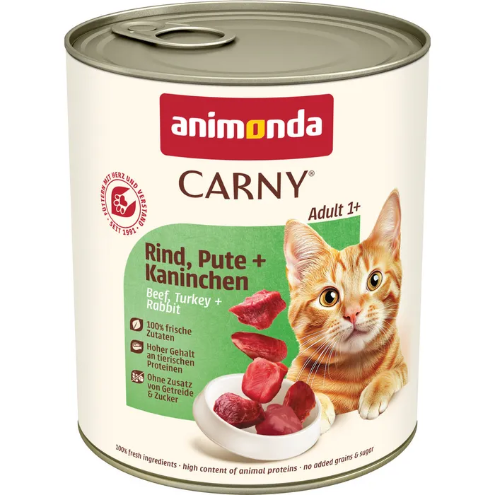 Hlavný obrázok produktu ANIMONDA konzerva CARNY Adult - hovězí, krůta, králík 800g