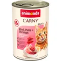 ANIMONDA konzerva CARNY Adult - hovädzie, morka, račce 400g