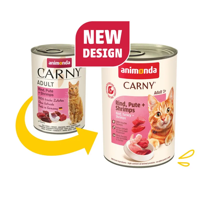 Hlavný obrázok produktu ANIMONDA konzerva CARNY Adult - hovězí, krůta, ráčci 400g