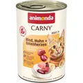 ANIMONDA konzerva CARNY Adult - hovädzie, kura, kačacie srdce 400g