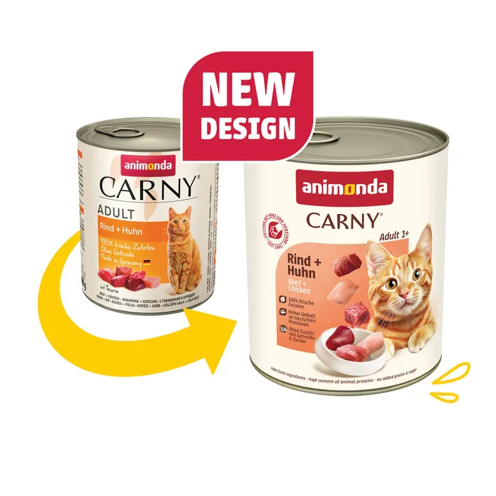 Hlavný obrázok produktu ANIMONDA konzerva CARNY Adult - hovězí, kuřecí 800g