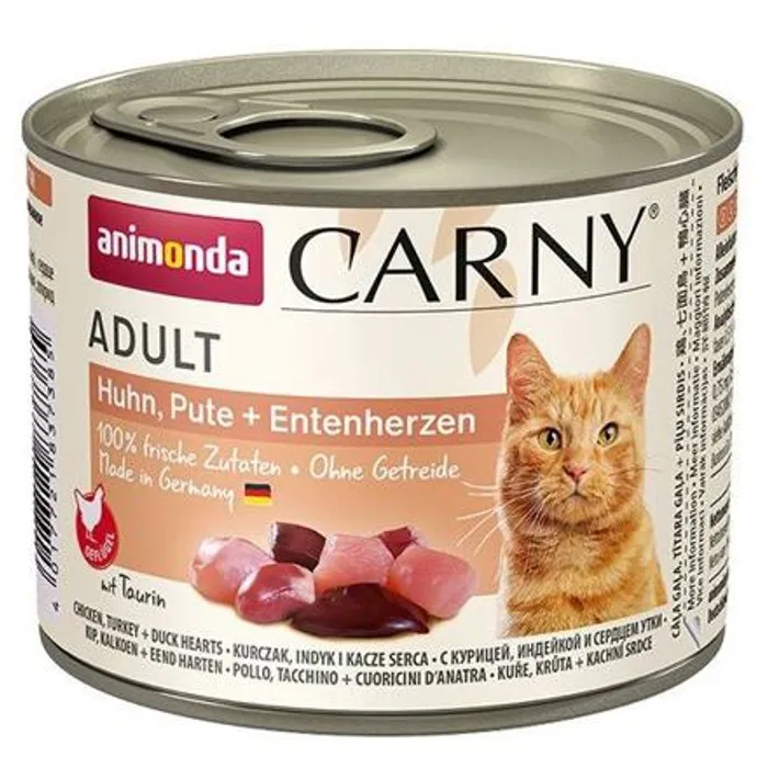 Hlavný obrázok produktu ANIMONDA konzerva CARNY Adult - kuře, krůta+kachní srdce 200g