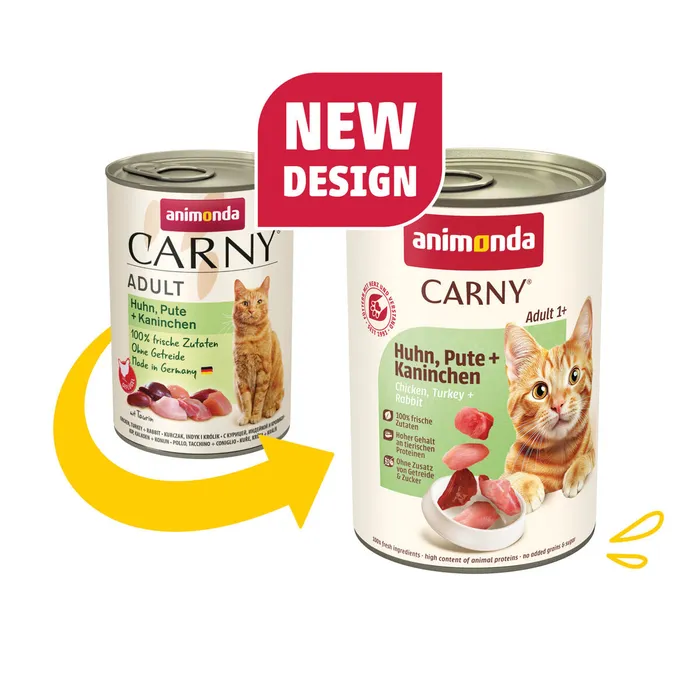Hlavný obrázok produktu ANIMONDA konzerva CARNY Adult - kuře, krůta+králík 400g