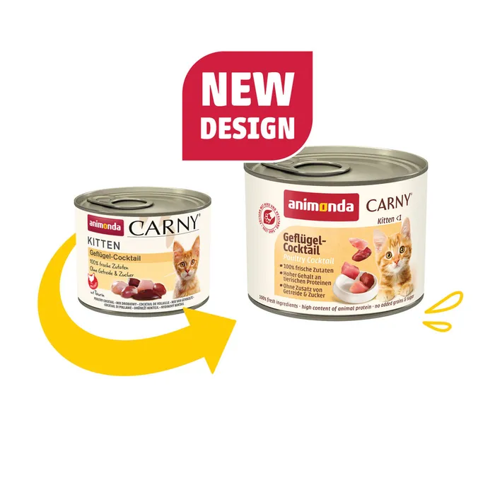 Hlavný obrázok produktu ANIMONDA konzerva CARNY Kitten - drůbeží koktejl 200g