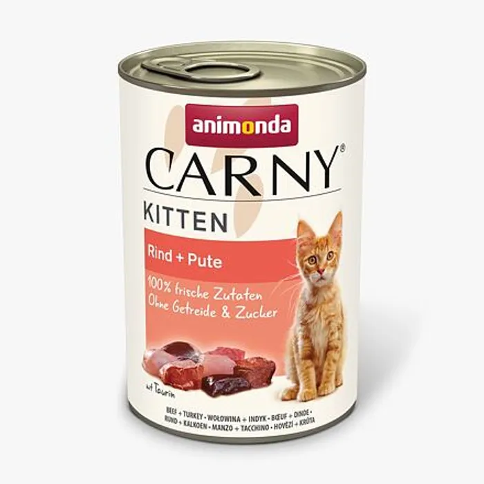 Hlavný obrázok produktu ANIMONDA konzerva CARNY Kitten - hovězí + krůta 400g