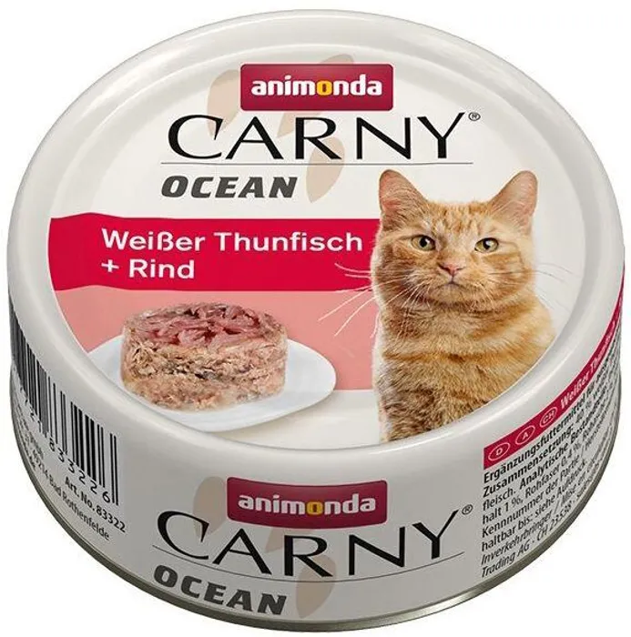 Hlavný obrázok produktu ANIMONDA konzerva CARNY OCEAN - tuňák + hovězí 80 g