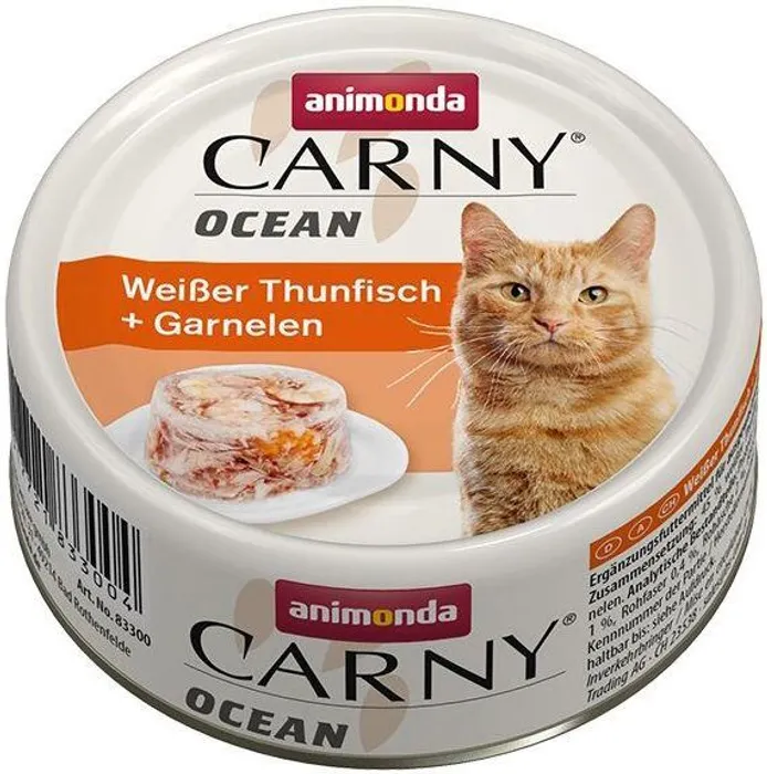 Hlavný obrázok produktu ANIMONDA konzerva CARNY Ocean - tuňák + ráčci 80g