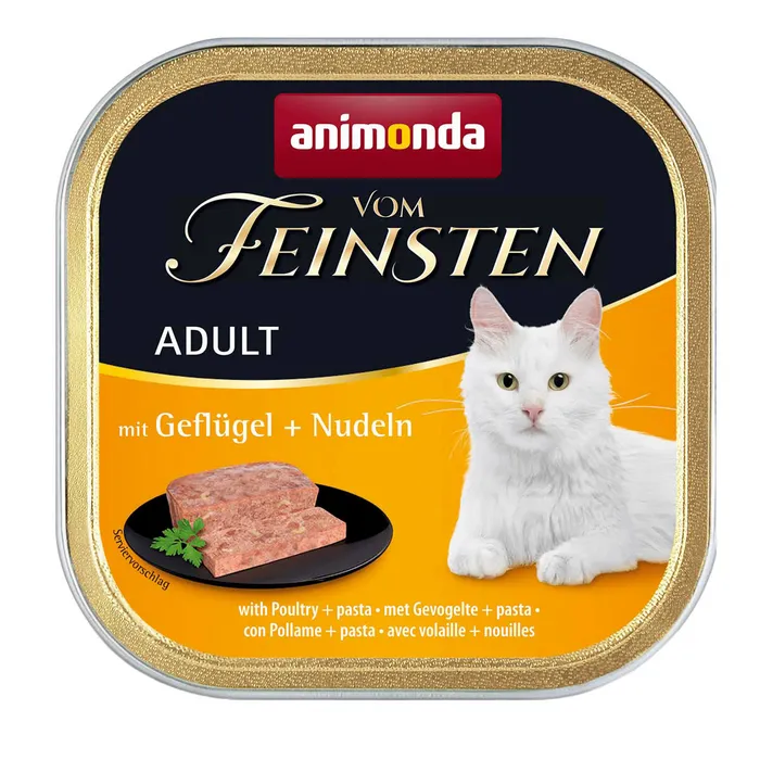 Hlavný obrázok produktu ANIMONDA paštika ADULT - drůbež, těstoviny pro kočky 100g