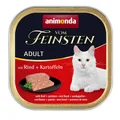 ANIMONDA paštéta ADULT - hovädzie + zemiaky pre mačky100g