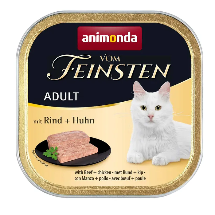 Hlavný obrázok produktu ANIMONDA paštika ADULT - hovězí, kuřecí pro kočky 100g