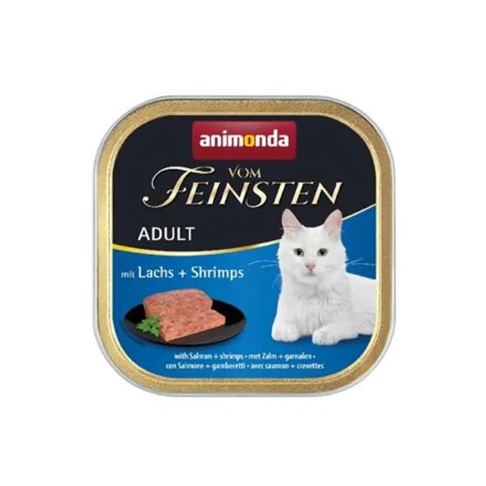 Hlavný obrázok produktu ANIMONDA paštika ADULT - losos,garnát pro kočky 100g