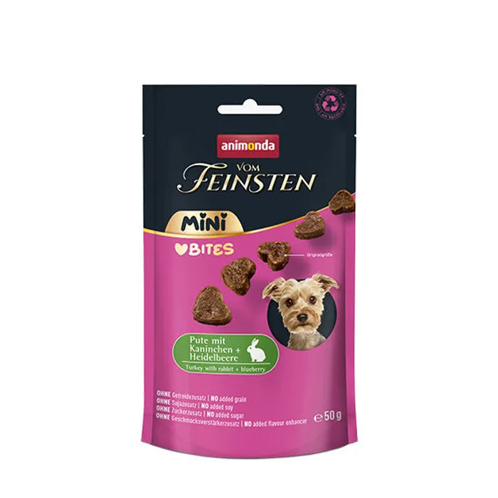 Hlavný obrázok produktu ANIMONDA VF Mini Bites pamlsky - krůta, králík, borůvky 50 g
