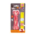 Ďalší obrázok produktu Antibakteriálna dentálna kosť s vôňou hovädzieho steaku HipHop prírodná guma 13,5 cm