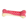 Antibakteriálna dentálna kosť s vôňou hovädzieho steaku HipHop prírodná guma 11 cm