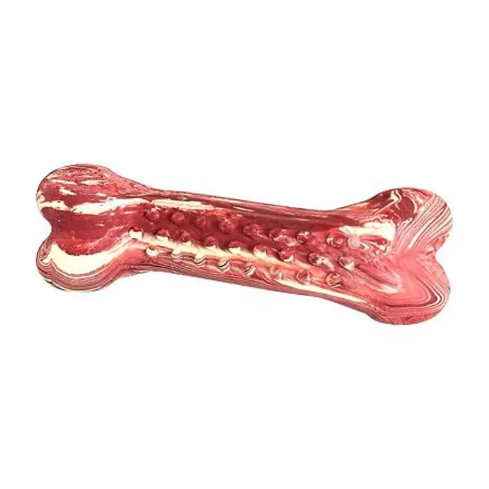 Hlavný obrázok produktu Antibakteriální dentální kost s vůní slaniny HipHop přírodní guma 11 cm