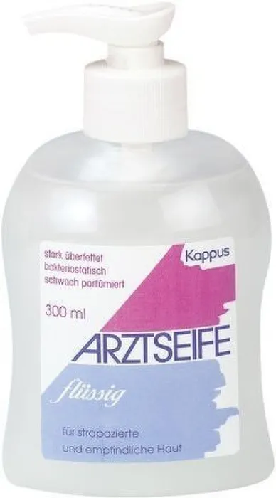 Hlavný obrázok produktu Antibakteriální lékařské tekuté mýdlo Kappus s UREA dávkovač 300 ml