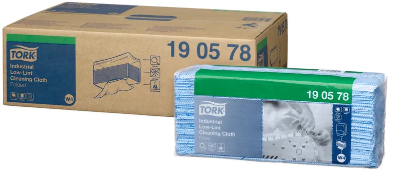 Hlavný obrázok produktu Antistatická utěrka z netkané textílie Tork Low-Lint skládaná [80 ks]
