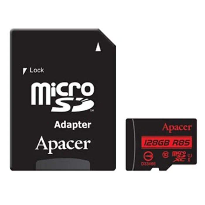 Hlavný obrázok produktu Apacer paměťová karta Secure Digital, 128GB, micro SDXC, AP128GMCSX10U5-R, UHS-I U1 (Clas