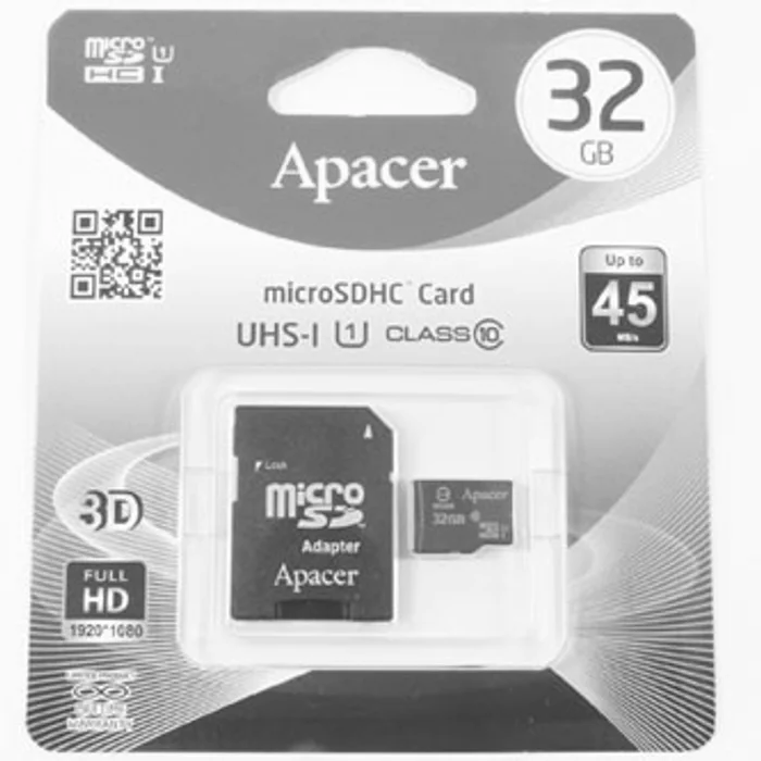 Hlavný obrázok produktu Apacer paměťová karta Secure Digital, 32GB, micro SDHC, AP32GMCSH10U1-R, UHS-I U1 (Class