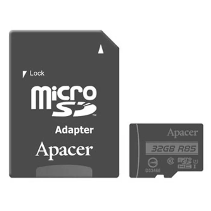 Hlavný obrázok produktu Apacer paměťová karta Secure Digital, 32GB, micro SDHC, AP32GMCSH10U5-R, UHS-I U1 (Class