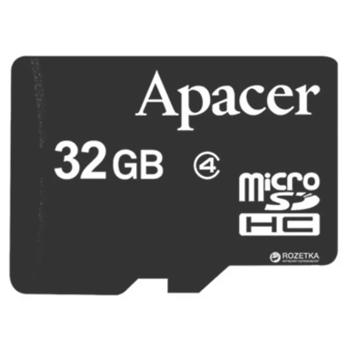 Hlavný obrázok produktu Apacer paměťová karta Secure Digital, 32GB, micro SDHC, AP32GMCSH4-RA, Class 4, bez adapt