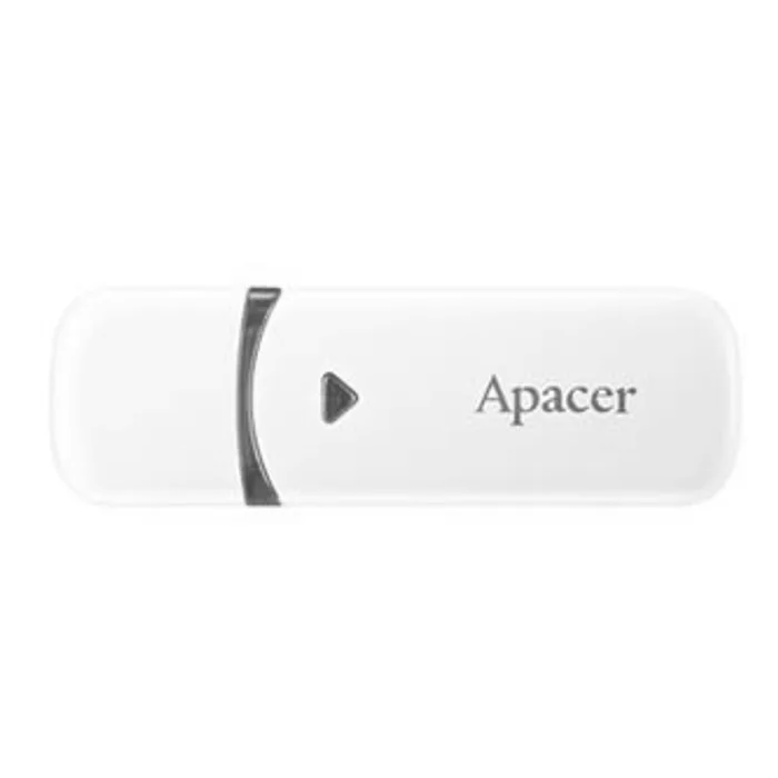Hlavný obrázok produktu Apacer USB flash disk, USB 2.0, 16GB, AH333, bílý, AP16GAH333W-1, USB A, s krytkou