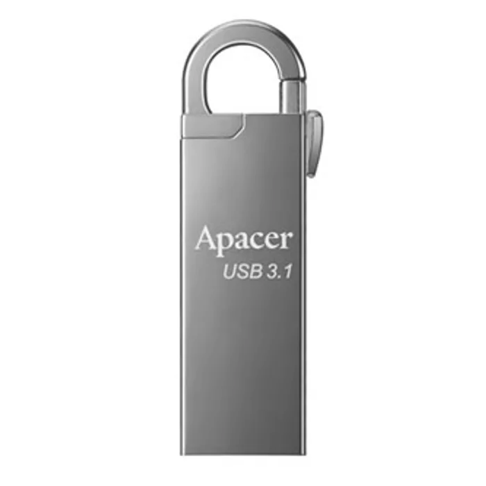Hlavný obrázok produktu Apacer USB flash disk, USB 3.0 (3.2 Gen 1), 128GB, AH15A, stříbrný, AP128GAH15AA-1, USB A
