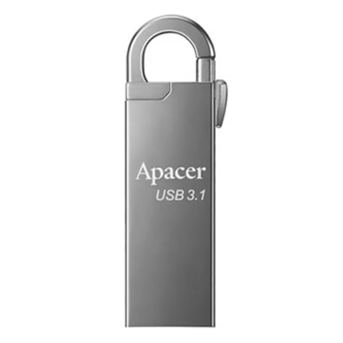 Hlavný obrázok produktu Apacer USB flash disk, USB 3.0 (3.2 Gen 1), 16GB, AH15A, stříbrný, AP16GAH15AA-1, USB A,
