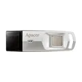 Apacer USB flash disk, USB 3.0 (3.2 Gen 1), 64GB, AH651, strieborný, AP64GAH651S-1, USB A, s čítačkou odltačkov prstov