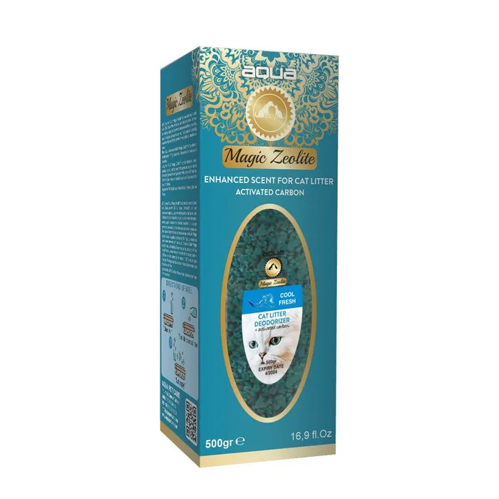 Hlavný obrázok produktu AQUA Magic Zeolite COOL FRESH - granulovaný deodorant pro kočičí WC, 500 g