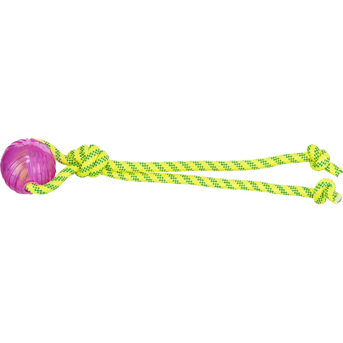 Hlavný obrázok produktu Aqua Toy lano s gumovým míčkem, plovoucí, o 6 × 40 cm, polyester/TPR