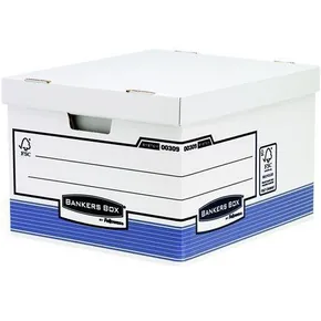 Archivačný kontajner BANKERS BOX® SYSTEM, modrá, FELLOWES [10 ks]