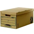 Archivačné krabice "BANKERS BOX® SYSTEM", séria Earth, kartón, s odklápacím vekom, FELLOWES