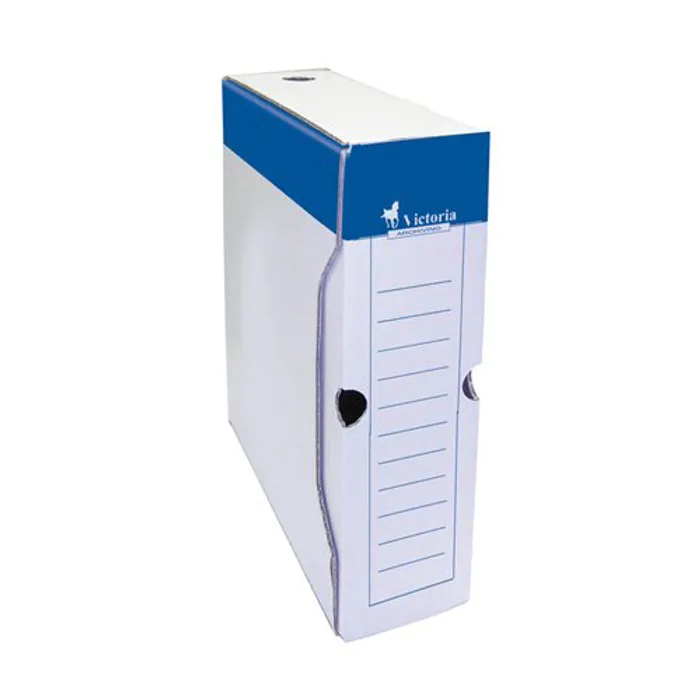 Hlavný obrázok produktu Archivační krabice, bílá, karton, A4, 80 mm, VICTORIA