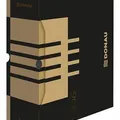 Ďalší obrázok produktu Archivačné krabice, hnedé, kartónové, A4, 120 mm, DONAU