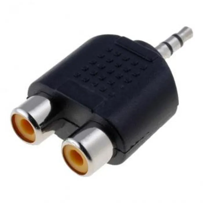 Hlavný obrázok produktu Audio Redukce, Jack (3,5mm) M-Cinch 2x F, 0, stereo, černá, Logo
