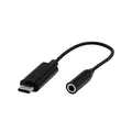 Audio Redukcia, USB C (3.1) M-Jack (3,5mm) F, 0, stereo, čierna