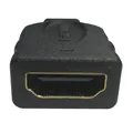 Audio/video Redukcia, HDMI (micro) M-HDMI F, 0, čierna, Logo, pozlatené konektory