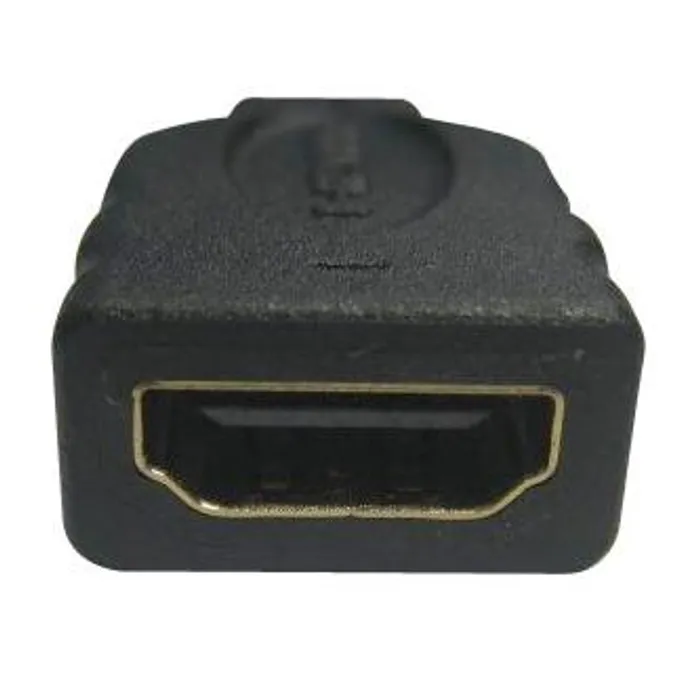 Hlavný obrázok produktu Audio/video Redukce, HDMI (micro) M-HDMI F, 0, černá, Logo, zlacené konektory