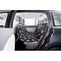 Ďalší obrázok produktu Autopoťah nylon/flís, čierny s béžovými packami 1,40 x 1,45 m