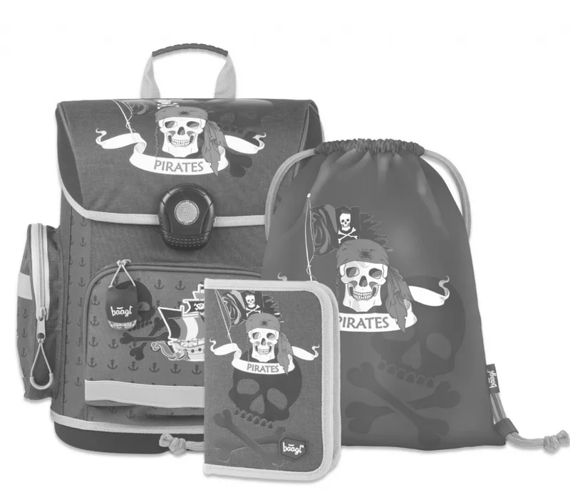 Hlavný obrázok produktu BAAGL SET 3 Piráti: aktovka, penál, sáček