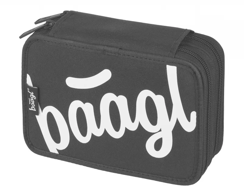 Hlavný obrázok produktu BAAGL Školní penál dvoupatrový Logo černý