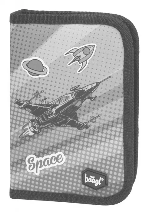 Hlavný obrázok produktu BAAGL Školní penál klasik dvě chlopně Spaceman