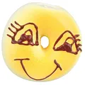 Bagel s tvárou, latexová hračka so zvukom, o 6 cm
