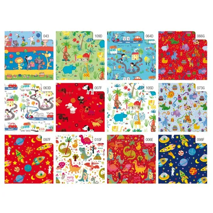 Hlavný obrázok produktu Balicí papír Bimbi 2 x 0,7 m, mix barev