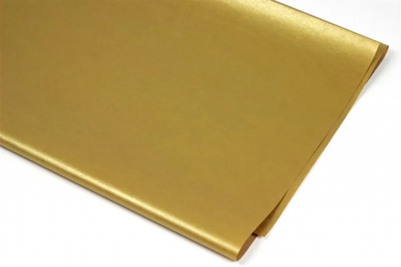 Hlavný obrázok produktu Balící papír dárkový 70x100cm zlatý přírodní