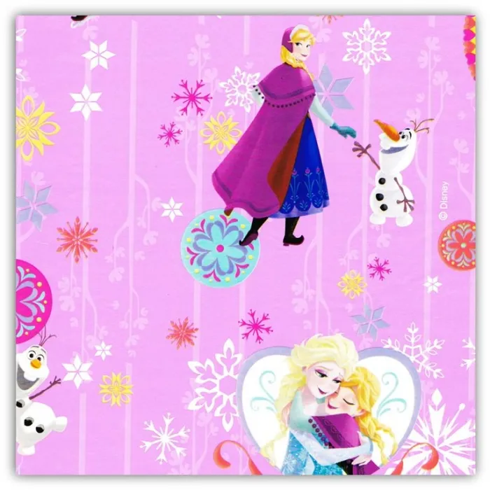 Hlavný obrázok produktu Balící papír vánoční 70x100cm lila olaf