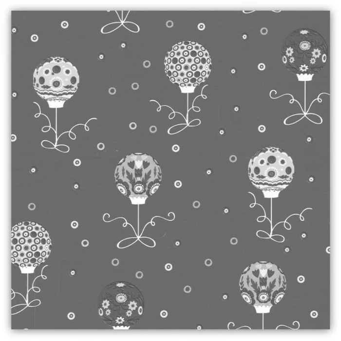 Hlavný obrázok produktu Balící papír vánoční 70x100cm modrý-barevné baňky