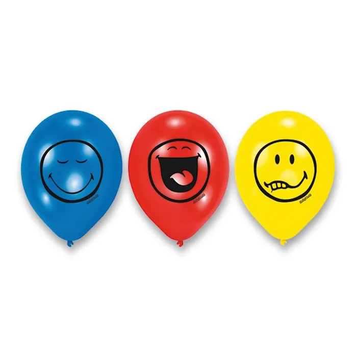 Hlavný obrázok produktu Balónky Smiley 6 ks